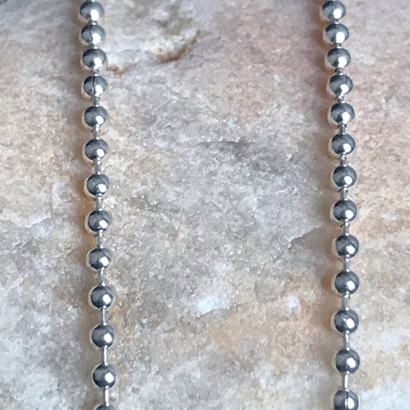 Delicate Italian 925 Silver Bead 1mm chain 18” - Picture 4 of 5